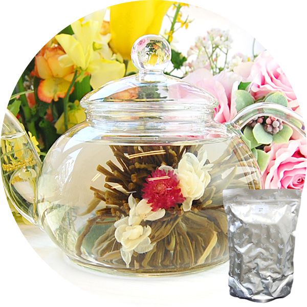 業務用 工芸茶/心心相印（茉莉花と千日紅） 50個入(個別包装１個×50P)